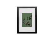 Панно с веточкой кустарника