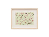 Панно-микс с розовыми сухоцветами