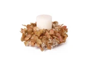 Подсвечник из стабилизированной гортензии