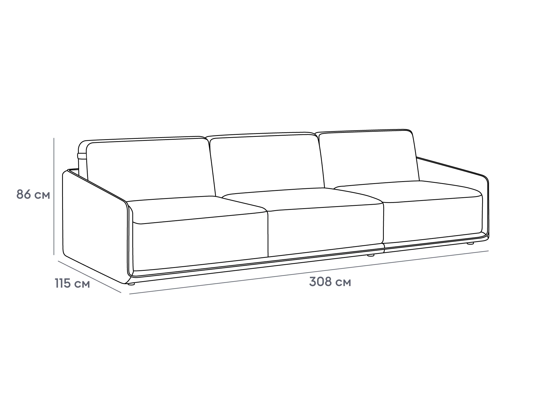Диван Toronto 688334  - фото 3