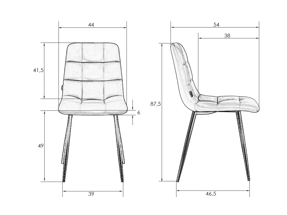 Стул обеденный ALEX 713183  - фото 7