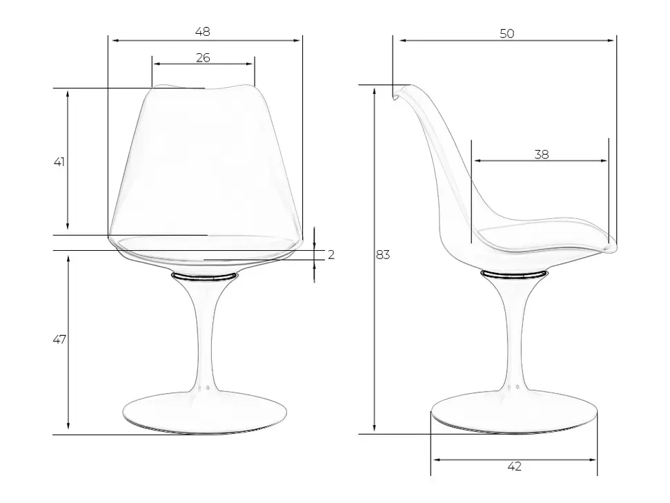 Стул обеденный TULIP 713354  - фото 9