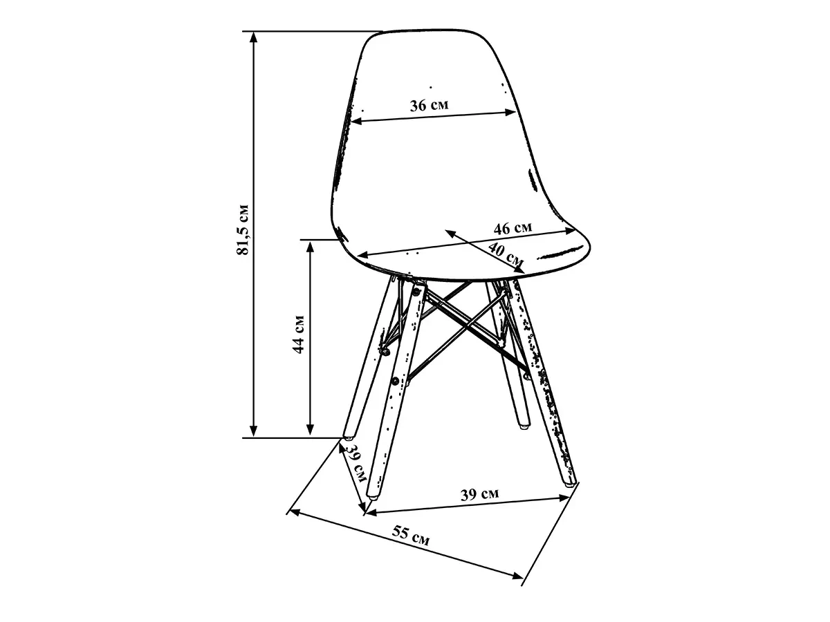 Стул обеденный LMZL 713366  - фото 6