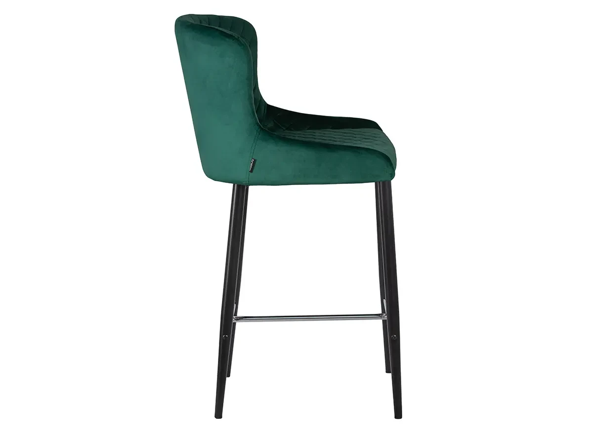 барный стул зеленый велюр