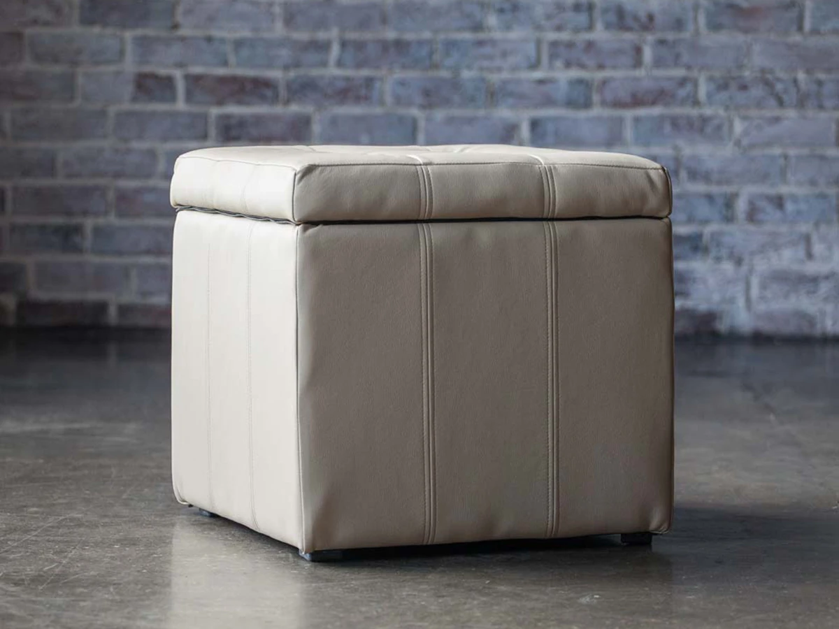 Банкетка Модерна Светло-Бежевая ЭкоКожа 713876  - фото 5