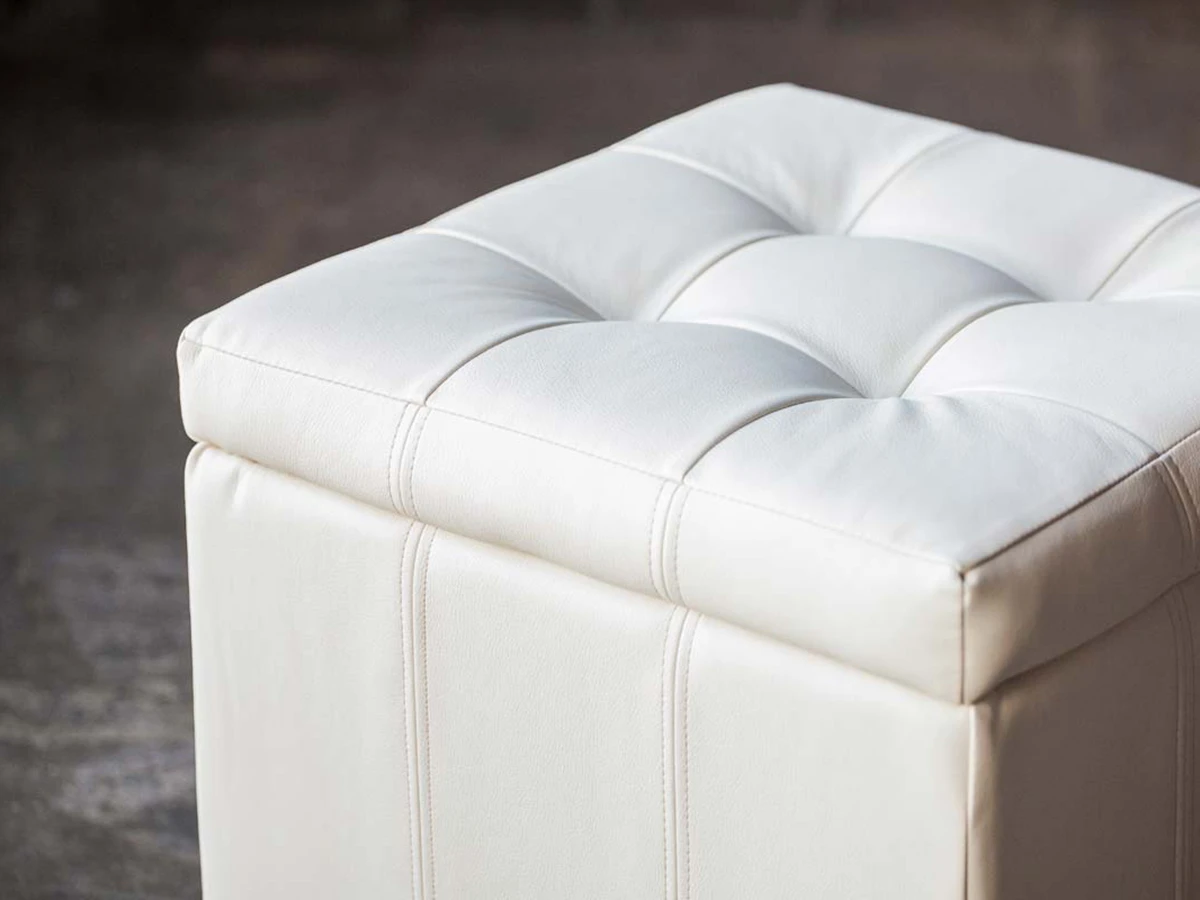 Банкетка Модерна Светло-Бежевая ЭкоКожа 713876  - фото 3