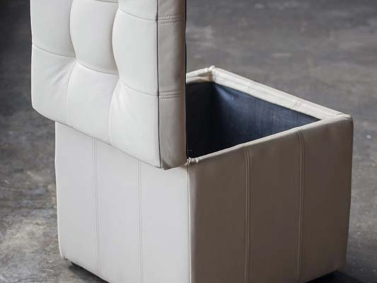 Банкетка Модерна Светло-Бежевая ЭкоКожа 713876  - фото 4