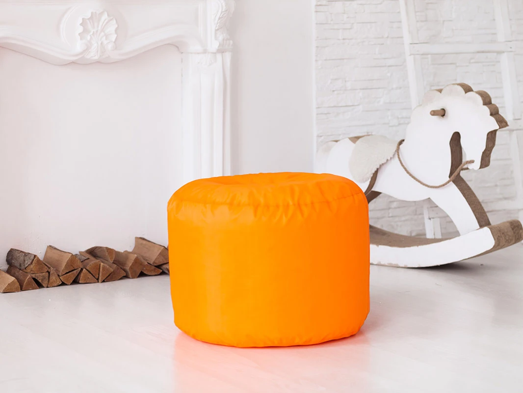 Пуфик Круг Оранжевый 713890