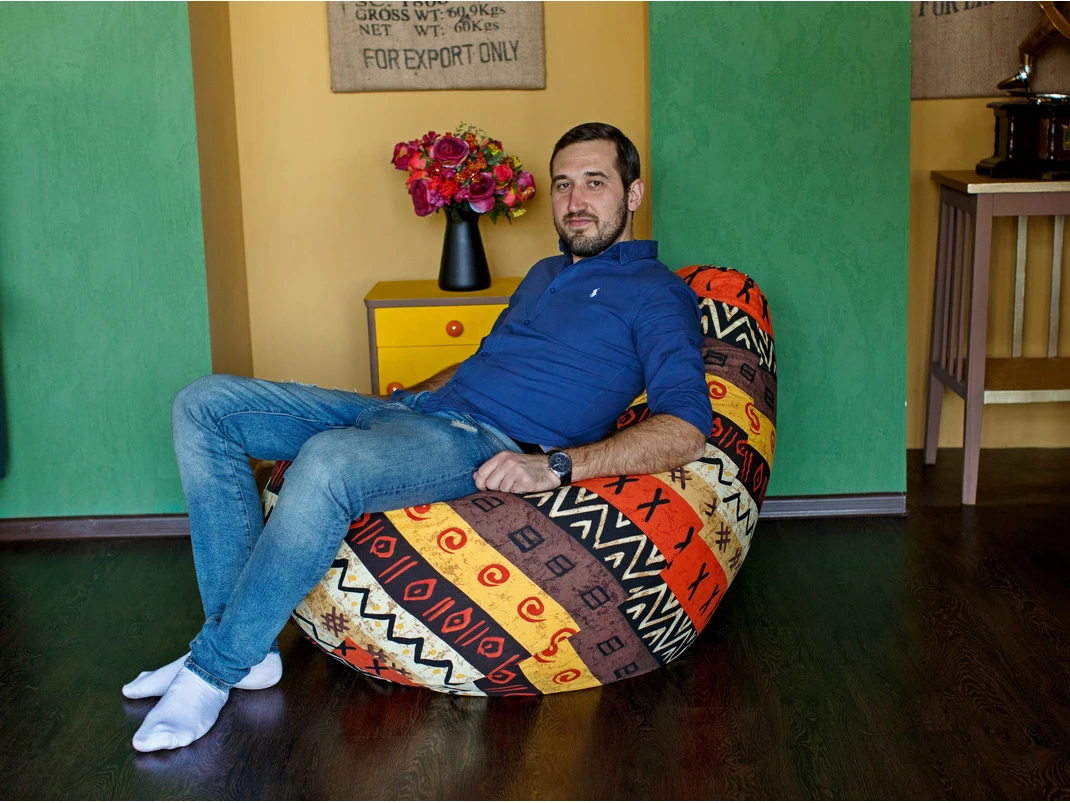 Кресло Мешок Африка, Жаккард 714257  - фото 4