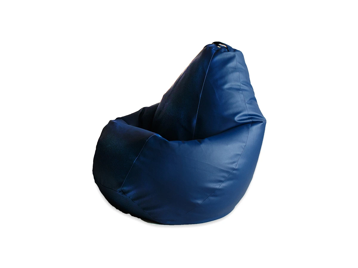 Кресло Мешок Синяя ЭкоКожа 714356  - фото 1