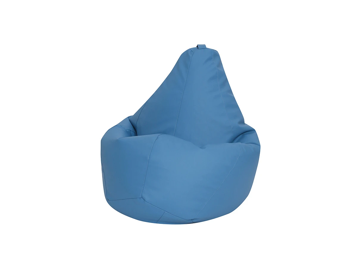 Кресло Мешок Голубая ЭкоКожа 714360  - фото 1