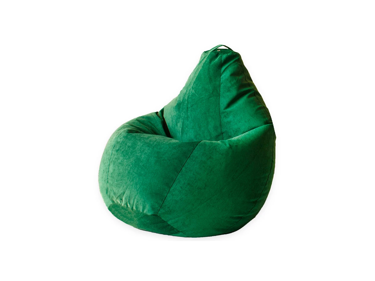 Кресло Мешок Зеленый Микровельвет 714456  - фото 1