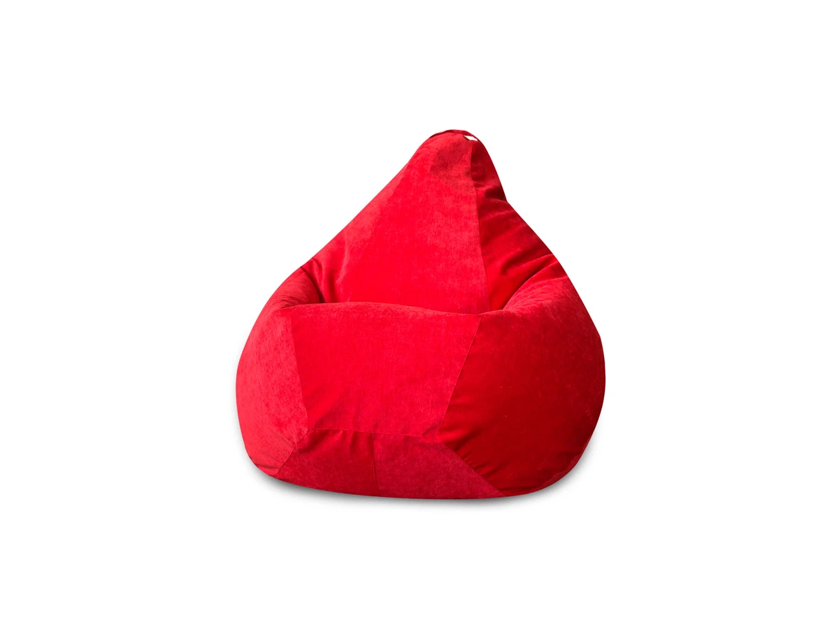 Кресло Мешок Красный Микровельвет 714476  - фото 2