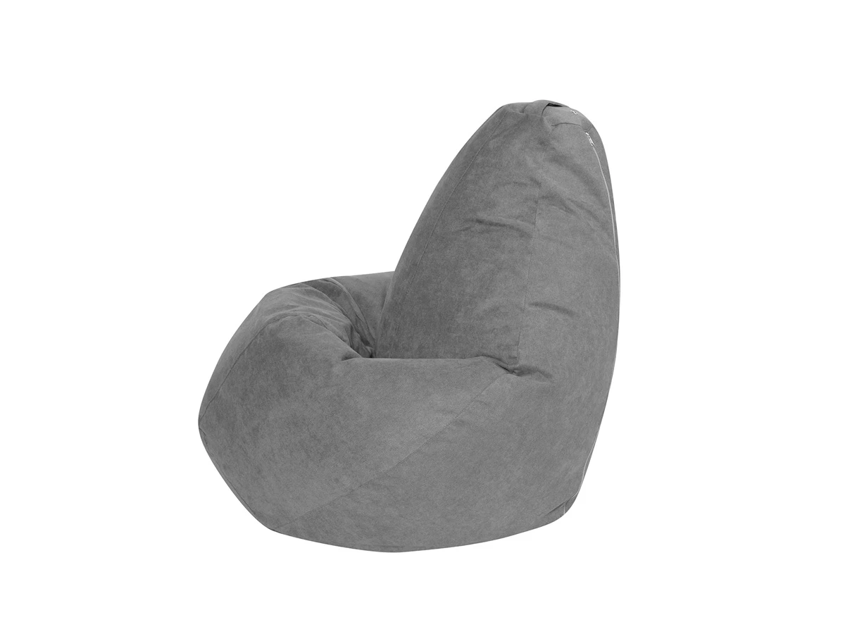 Кресло Мешок Серый Велюр 714520  - фото 2