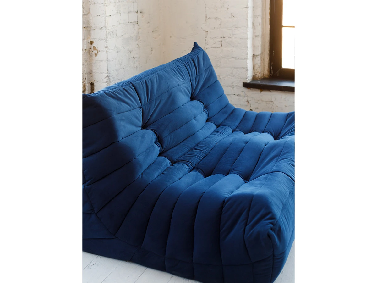 Диван Маршмеллоу Синий 2 секции 714850  - фото 3