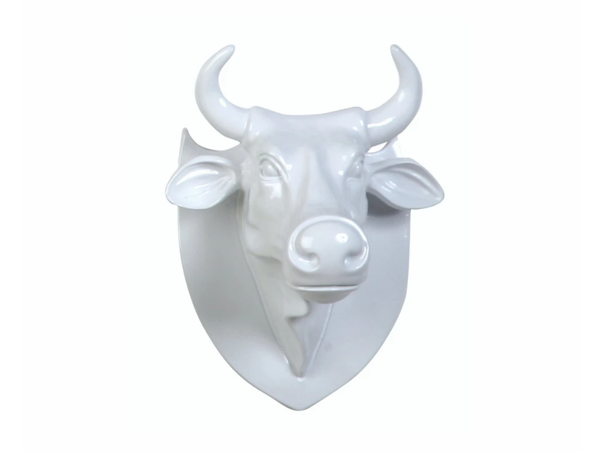 Настенная голова коровы - CowParade Trophy Head White 715012 – купить по  цене 6 190 ₽ в Москве в интернет-магазине ogogo.ru