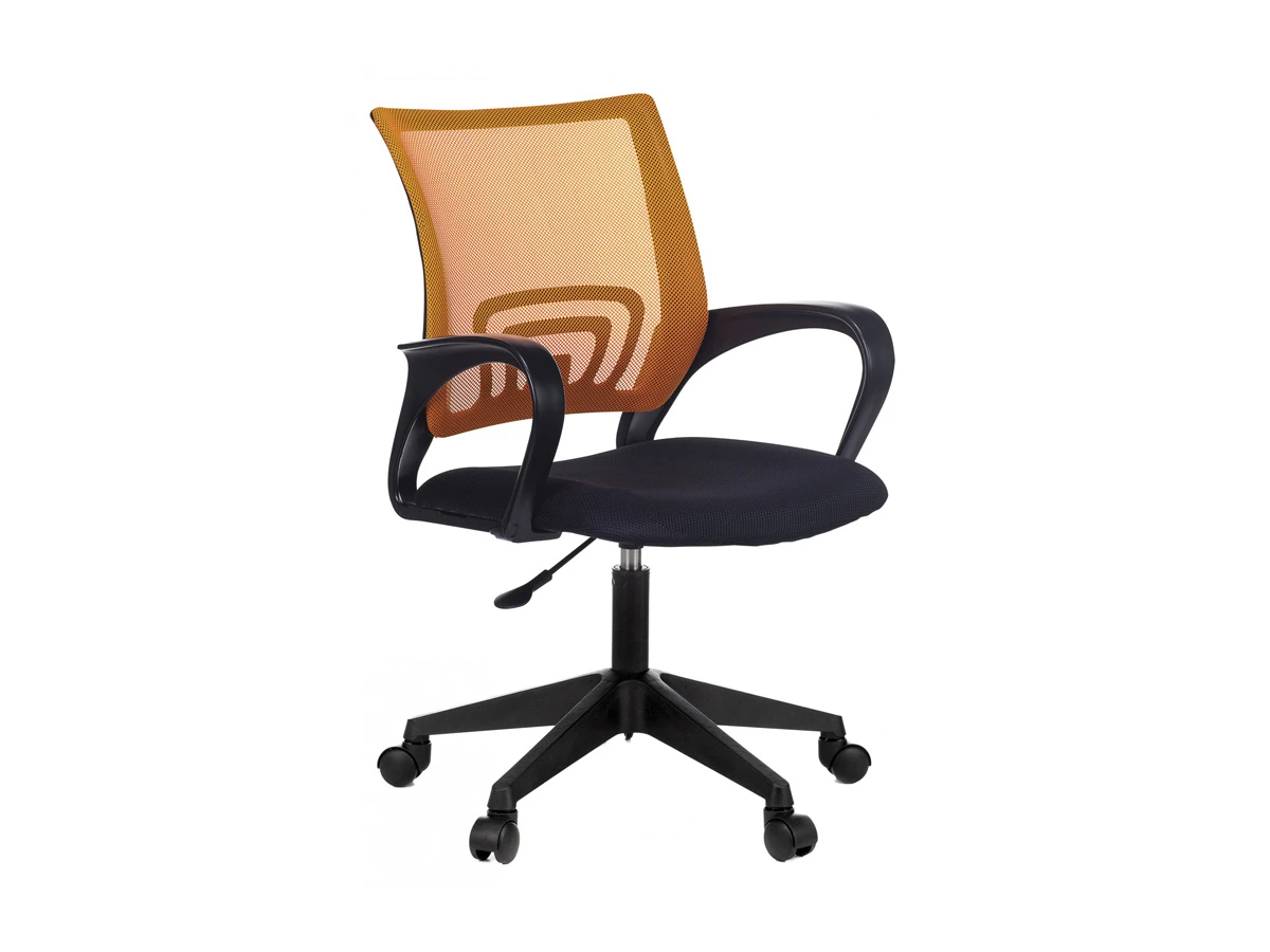 Офисное кресло Kc-1lt сиденье ткань TW-11 (черная)/сетка TW-01 (черная)