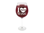 Бокал для вина I Love More Wine