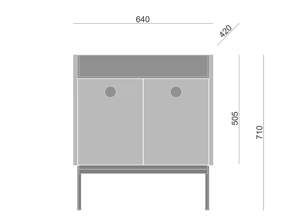 ТУМБА LOOK 568021  - фото 4