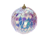 Елочное украшение шар Заостренные Пайетки