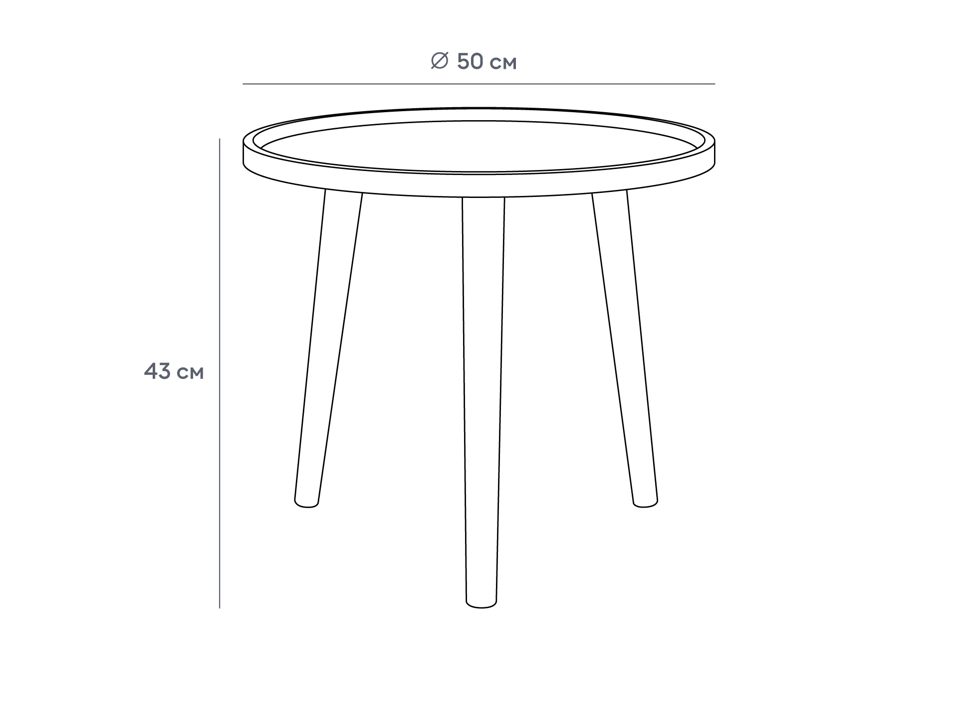 Стол журнальный Focus 500 571119  - фото 5