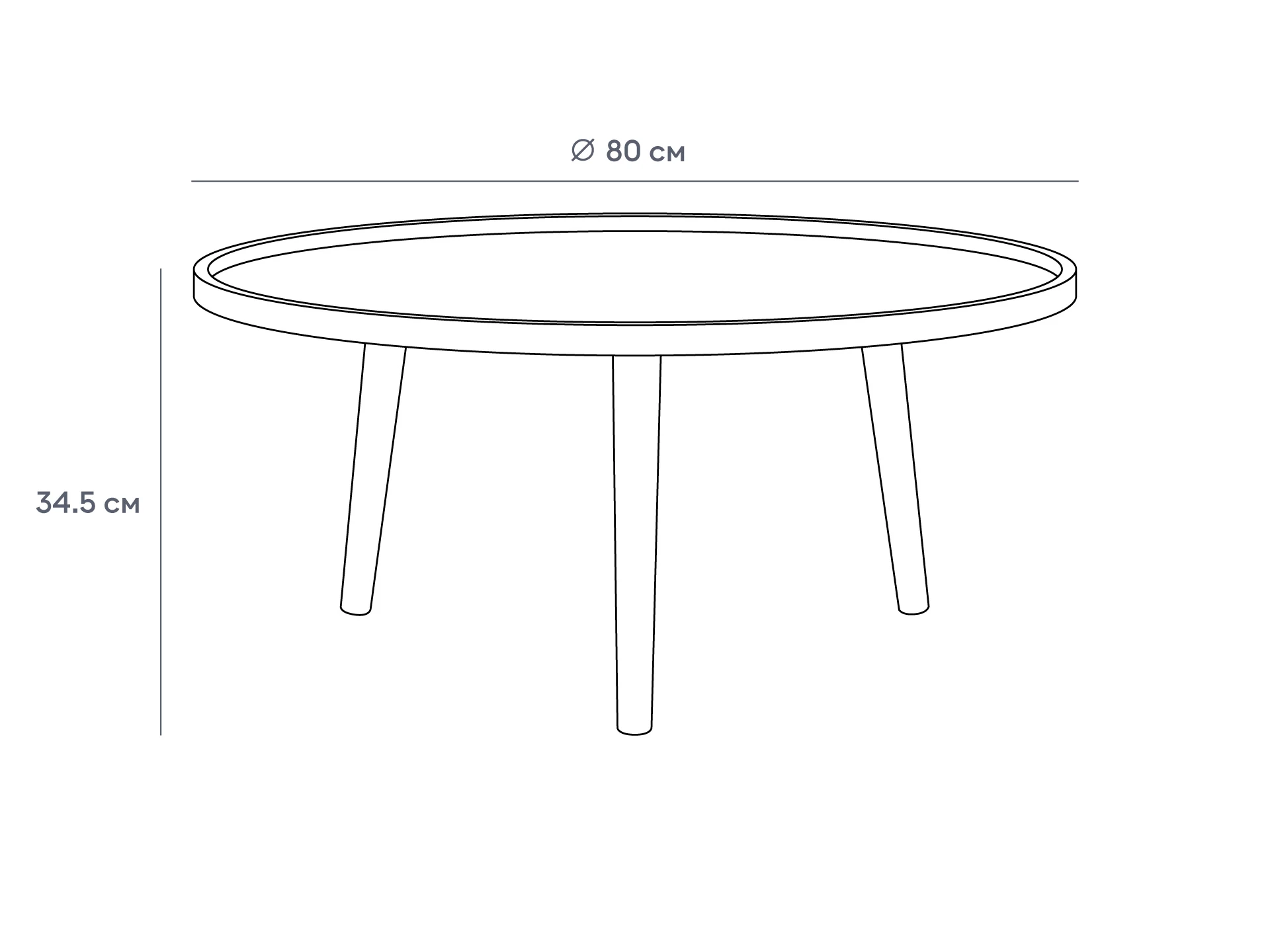 Стол журнальный Focus 800 632475  - фото 5