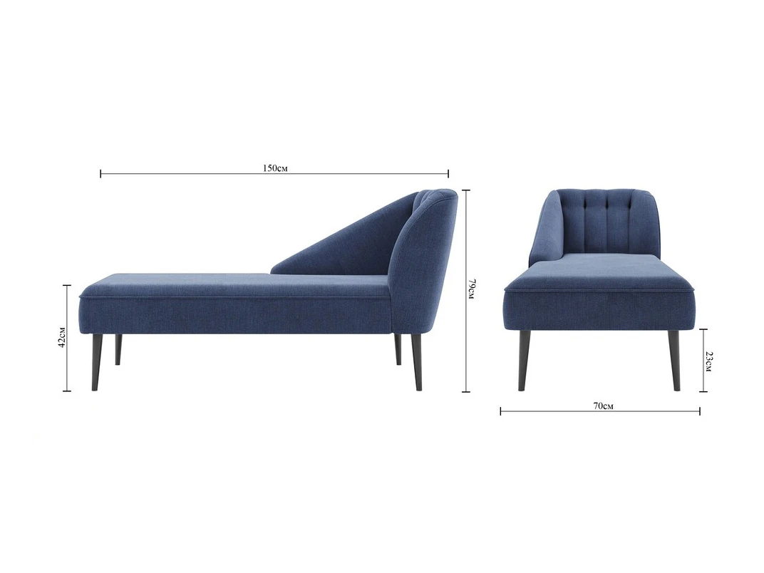 Кушетка MARBLE 3, кат. ткани 3 732766  - фото 9