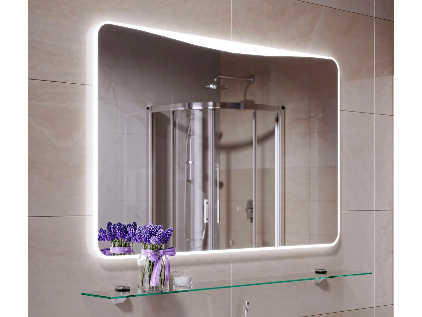 Зеркало с подсветкой Ellin 611329