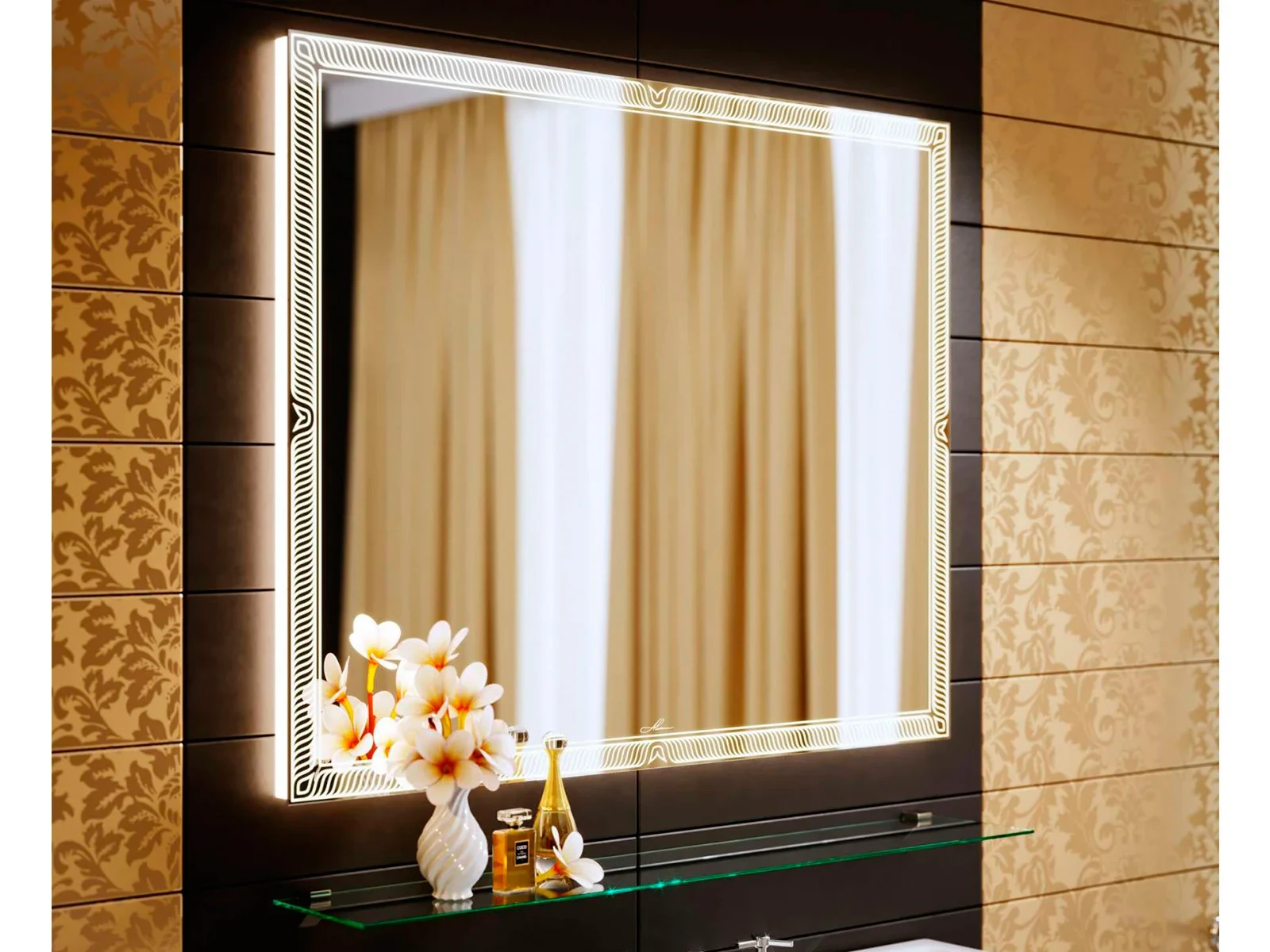 Зеркало с подсветкой Sonata 100 611335  - фото 3