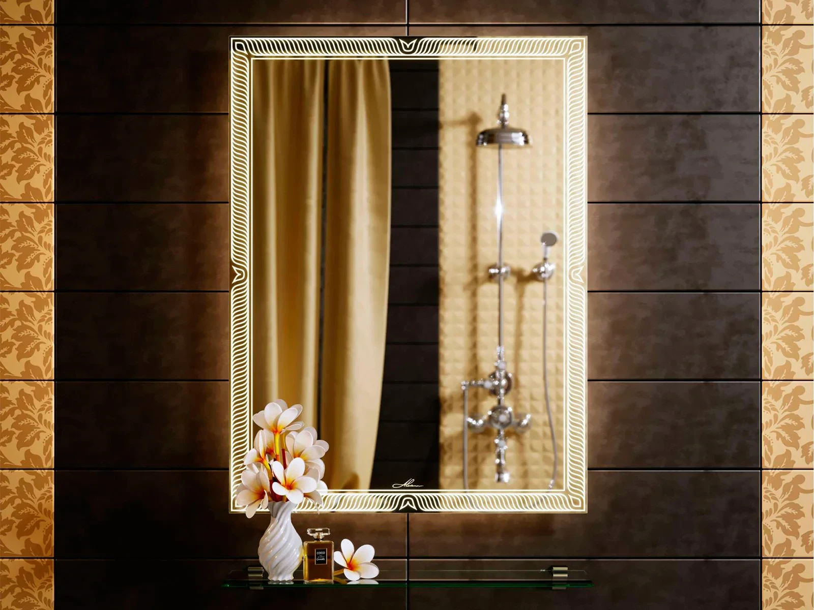 Зеркало с подсветкой Sonata 60 611385