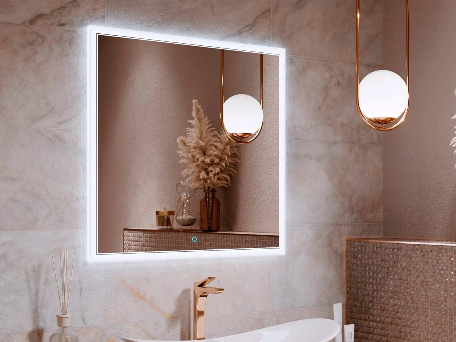 Зеркало с подсветкой Emma 70 611409  - фото 3