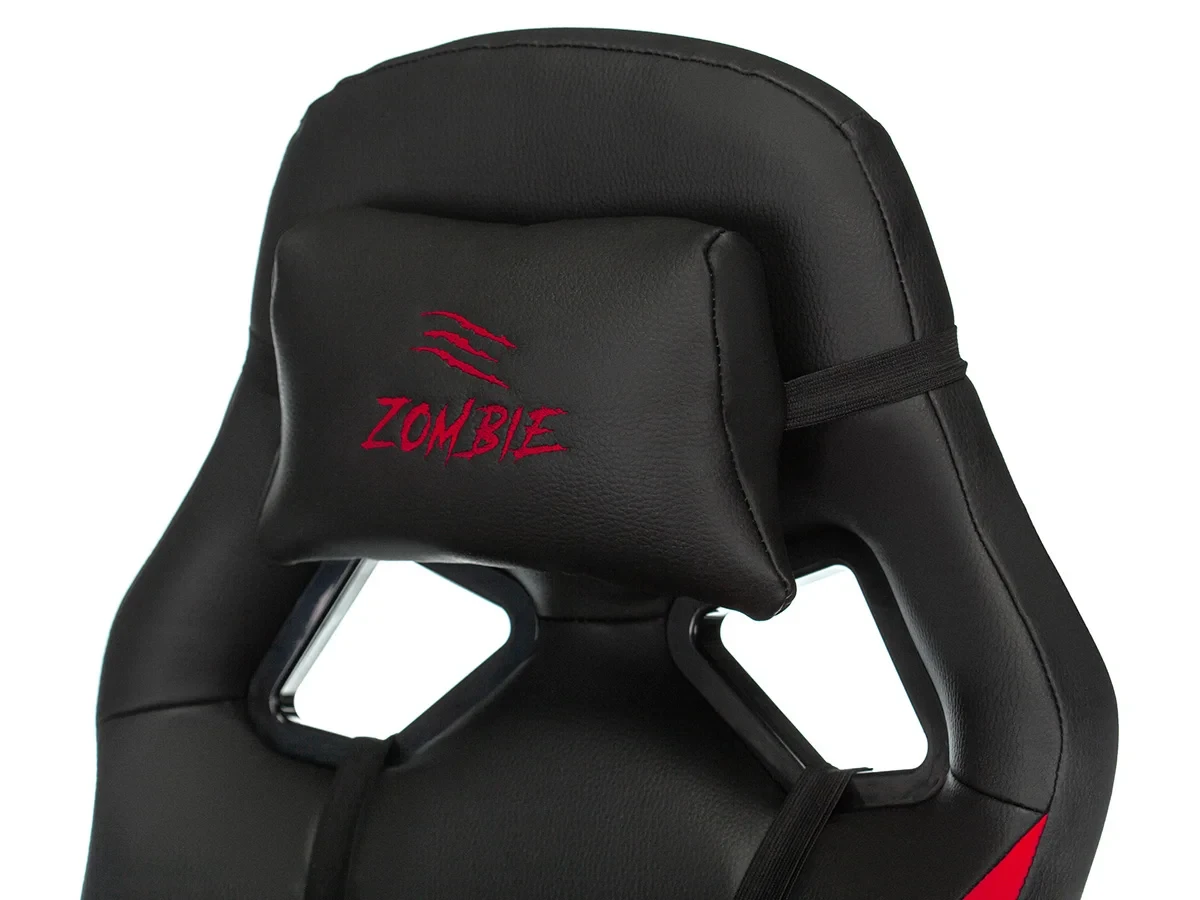 Кресло игровое Zombie DRIVER RED 726008  - фото 8