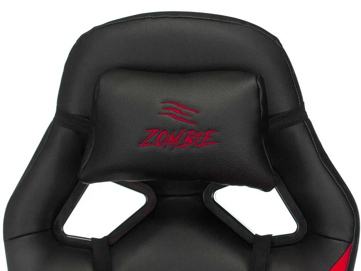 Кресло игровое Zombie DRIVER RED 726008  - фото 6