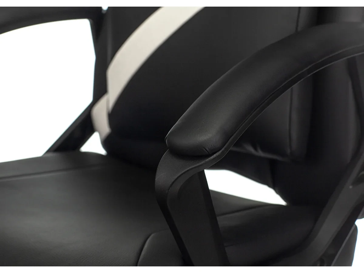 Кресло игровое Zombie DRIVER WH 726009  - фото 9
