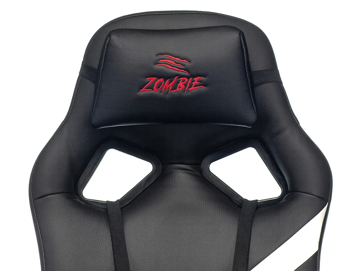 Кресло игровое Zombie DRIVER WH 726009  - фото 6