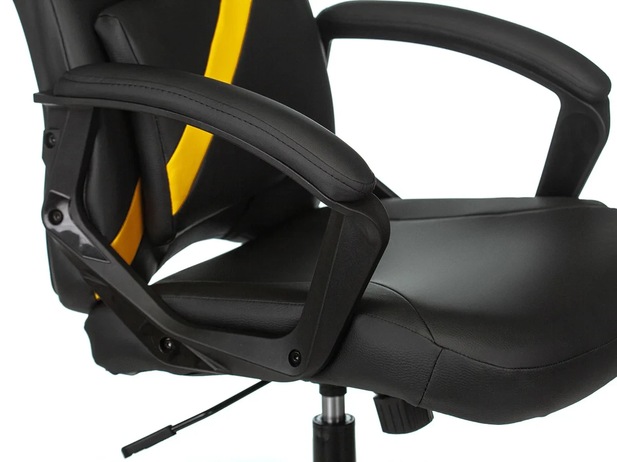 Кресло игровое Zombie DRIVER YEL 726010  - фото 9