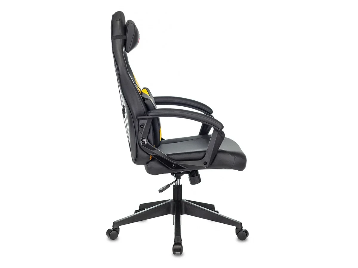 Кресло игровое Zombie DRIVER YEL 726010  - фото 3