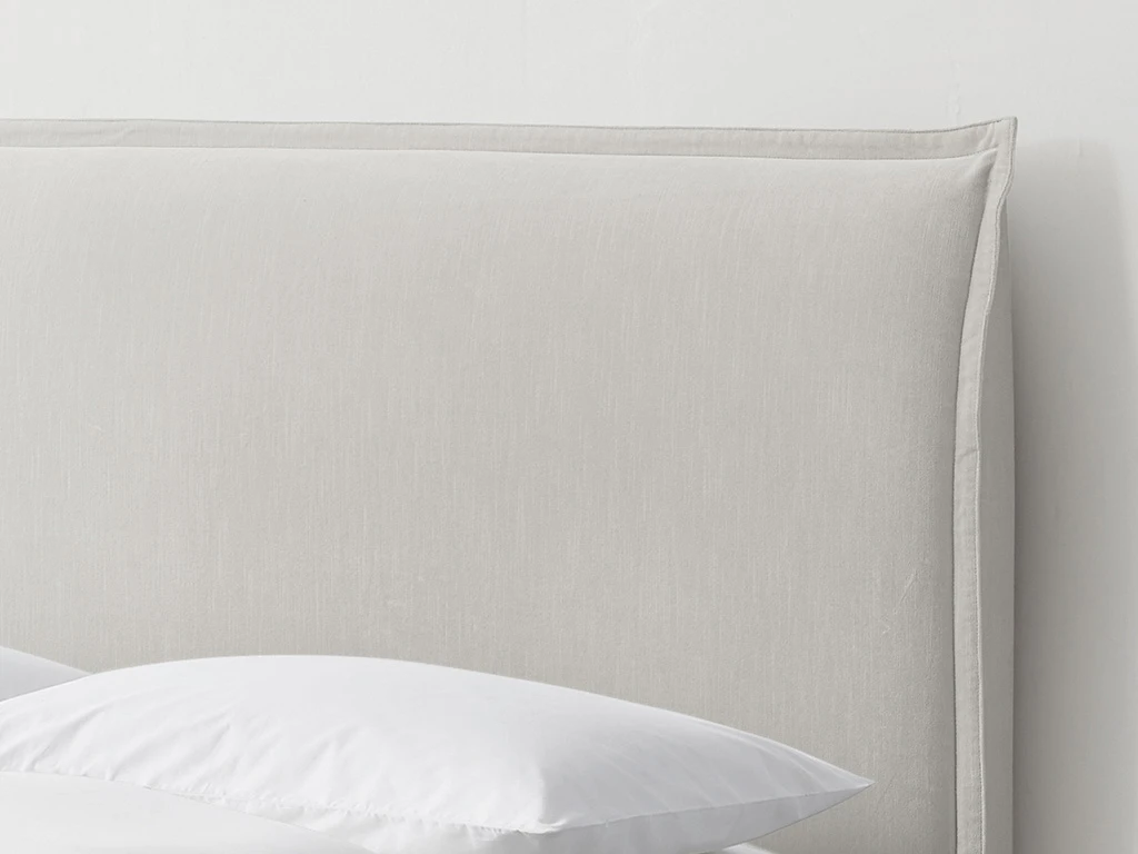 Кровать KENLIE VELVET SLIPCOVERED 140х200, кат. ткани 3 733028  - фото 2