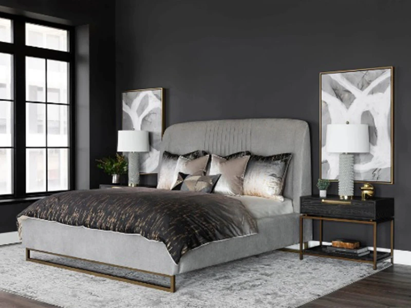 Кровать NOBLE 140x200, кат. ткани 3 733611  - фото 3