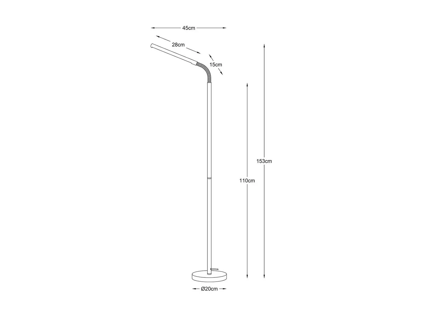 Торшер Lucide Gilly 611989