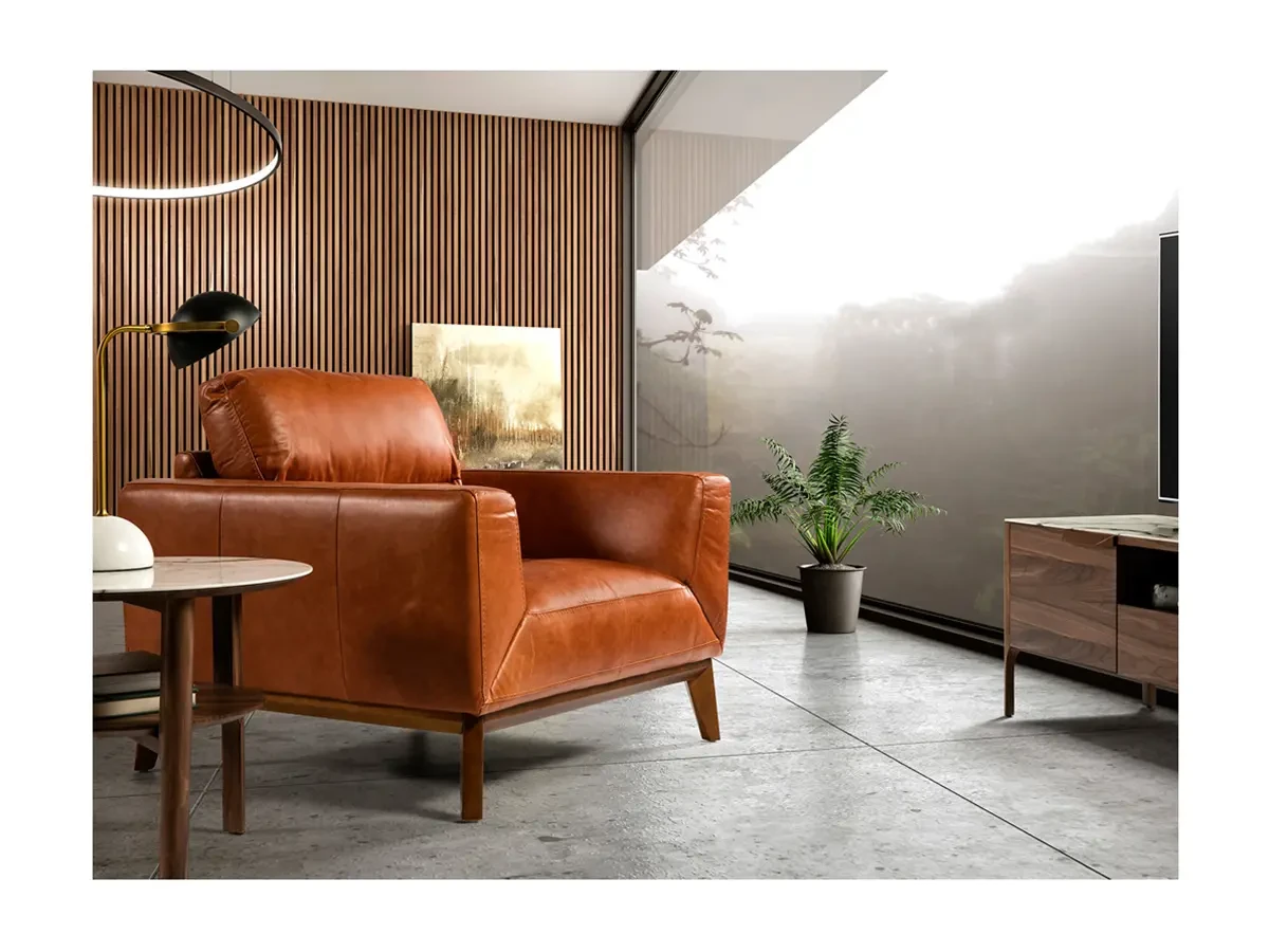 Кресло из кожи KF1016-1P 580949  - фото 7