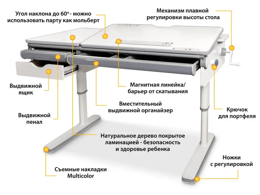 Опоры для стола 710*60 хром, съемные ножки с регулировкой.