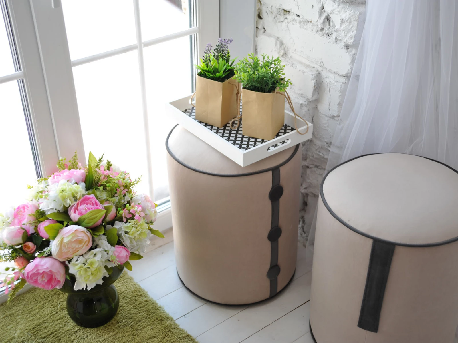 Пуф Drum Button 330374  - фото 3