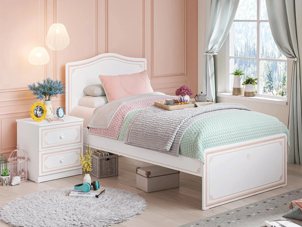 Кровать Selena Pink 770267