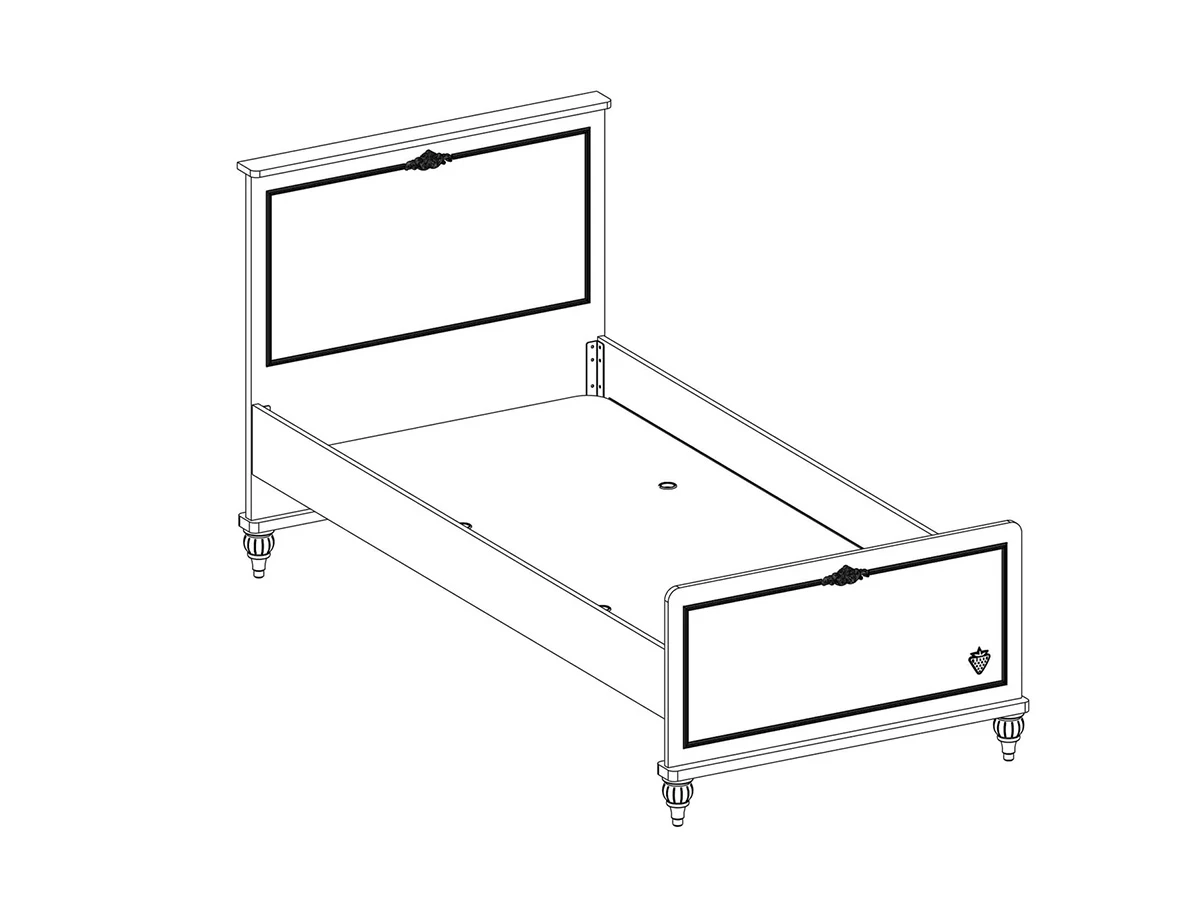 Кровать Romantic 770373  - фото 3